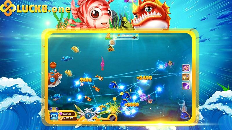 Game bắn cá Luck8 được trang bị nhiều tính năng và skill cho người dùng
