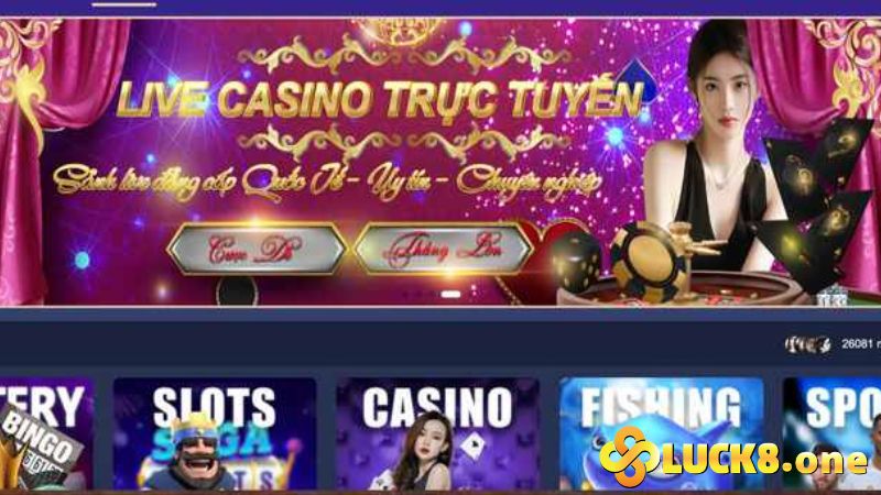 Casino uy tín Luck8 đã hoạt động gần 10 năm trên thị trường game cá cược 