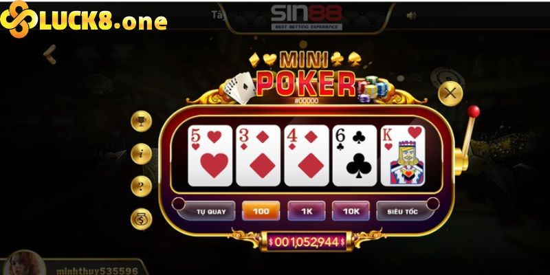Nổ hũ Luck8 Mini Poker