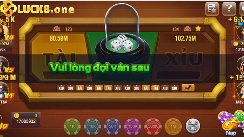 Cổng game tài xỉu quốc tế Luck8 hấp dẫn cược thủ