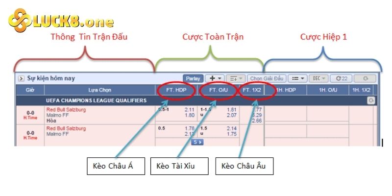 Hướng dẫn cách đọc bảng tỷ lệ cá cược bóng đá cho tân thủ