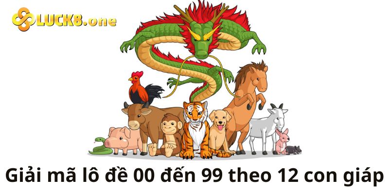 Giải mã lô đề 00 đến 99 theo 12 con giáp